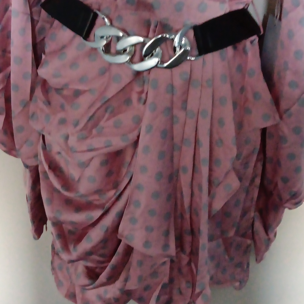 Rosevelvet Women's Midi Pink Combo Dress Size Large NWT - Picture 4 of 6
